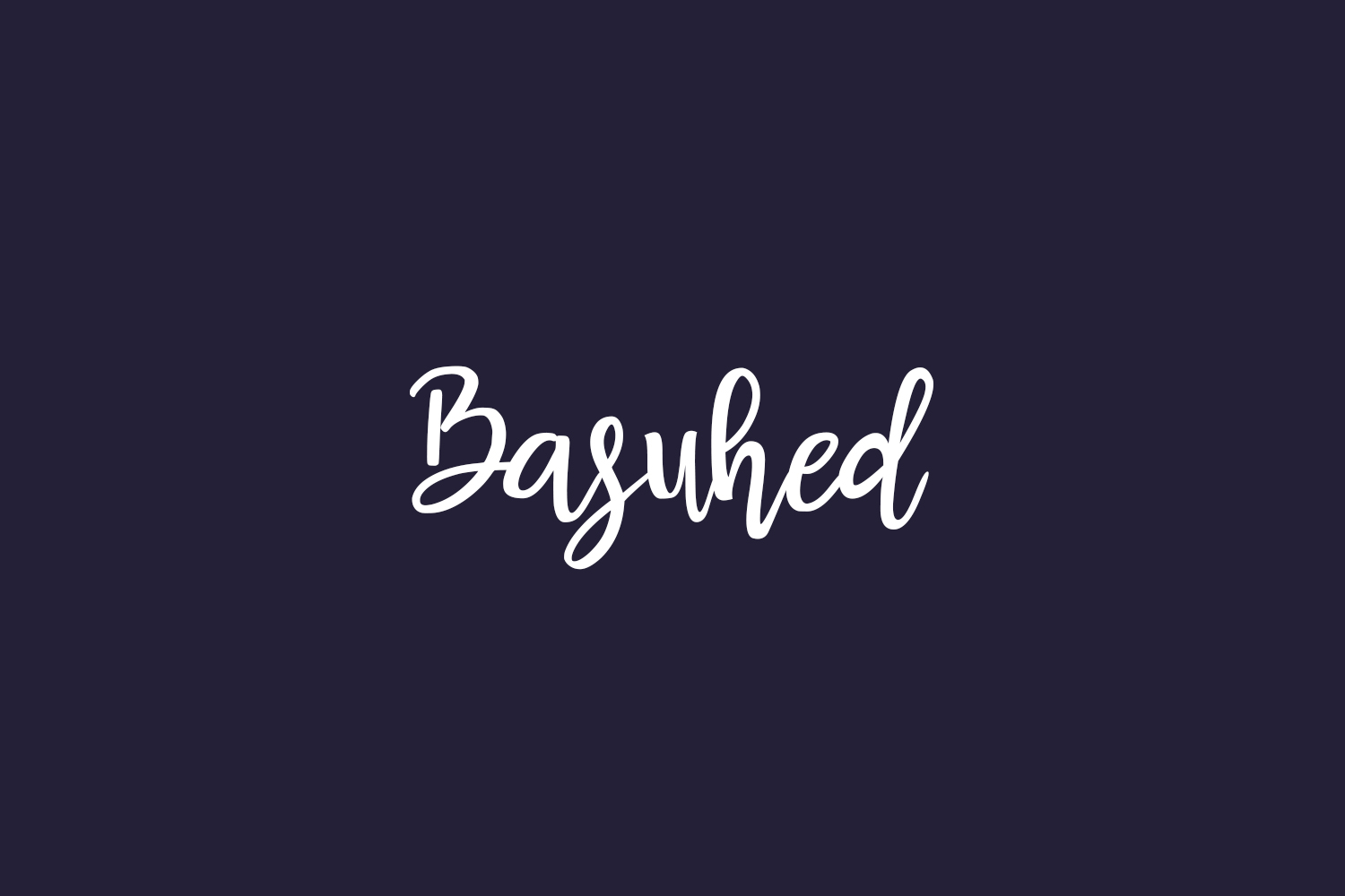 Basuhed Free Font