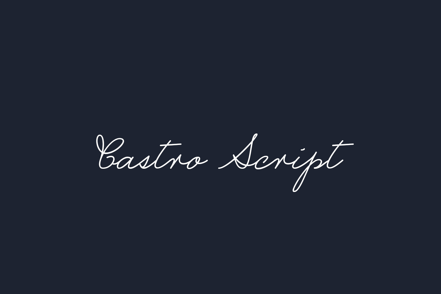Castro Script Free Font