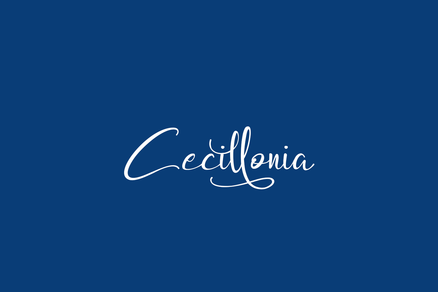 Cecillonia Free Font