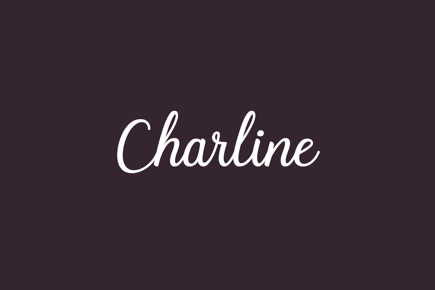 Charline Free Font