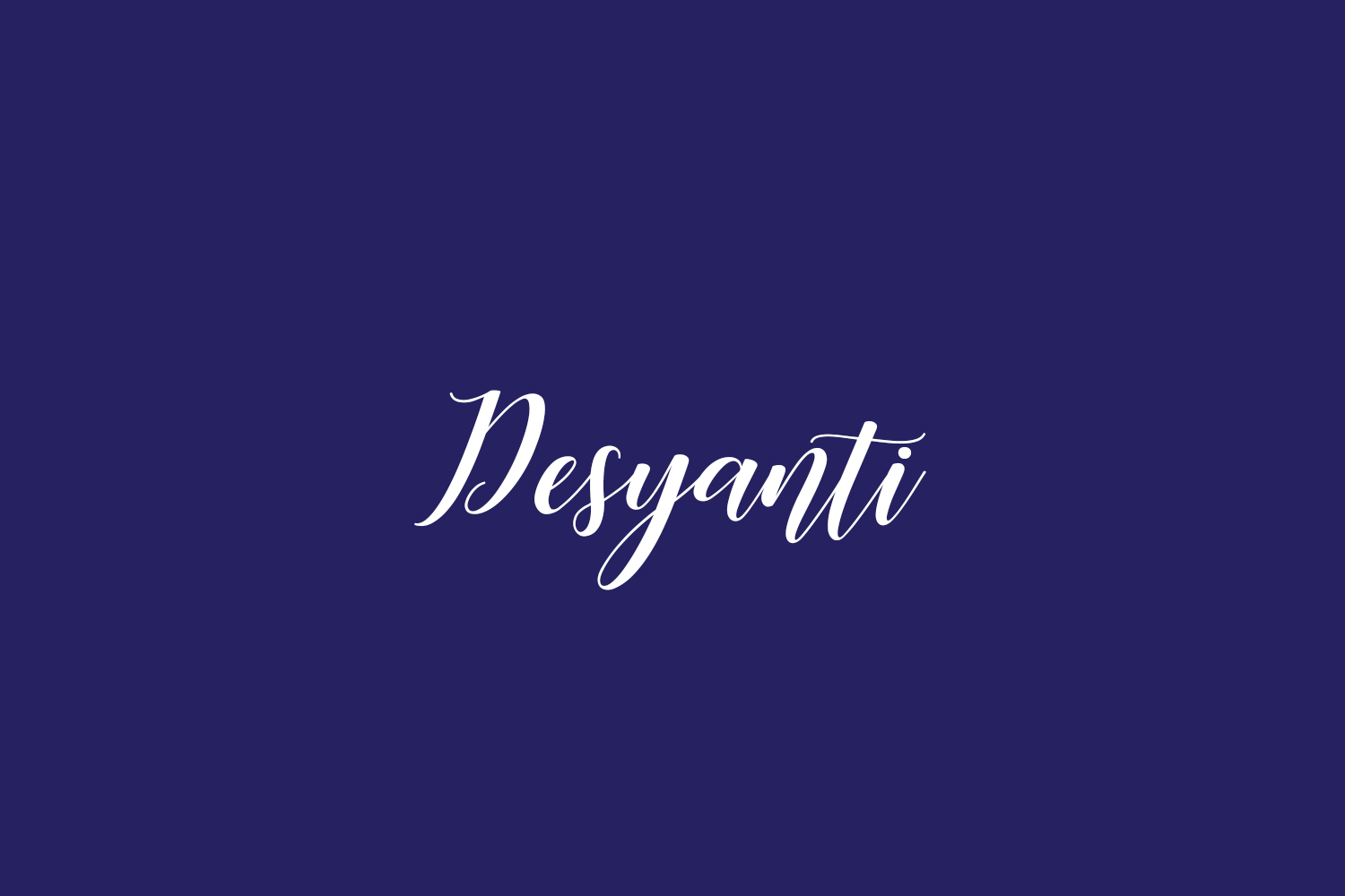 Desyanti Free Font