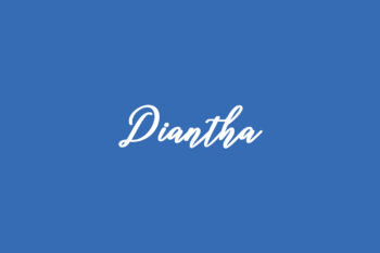 Diantha Free Font