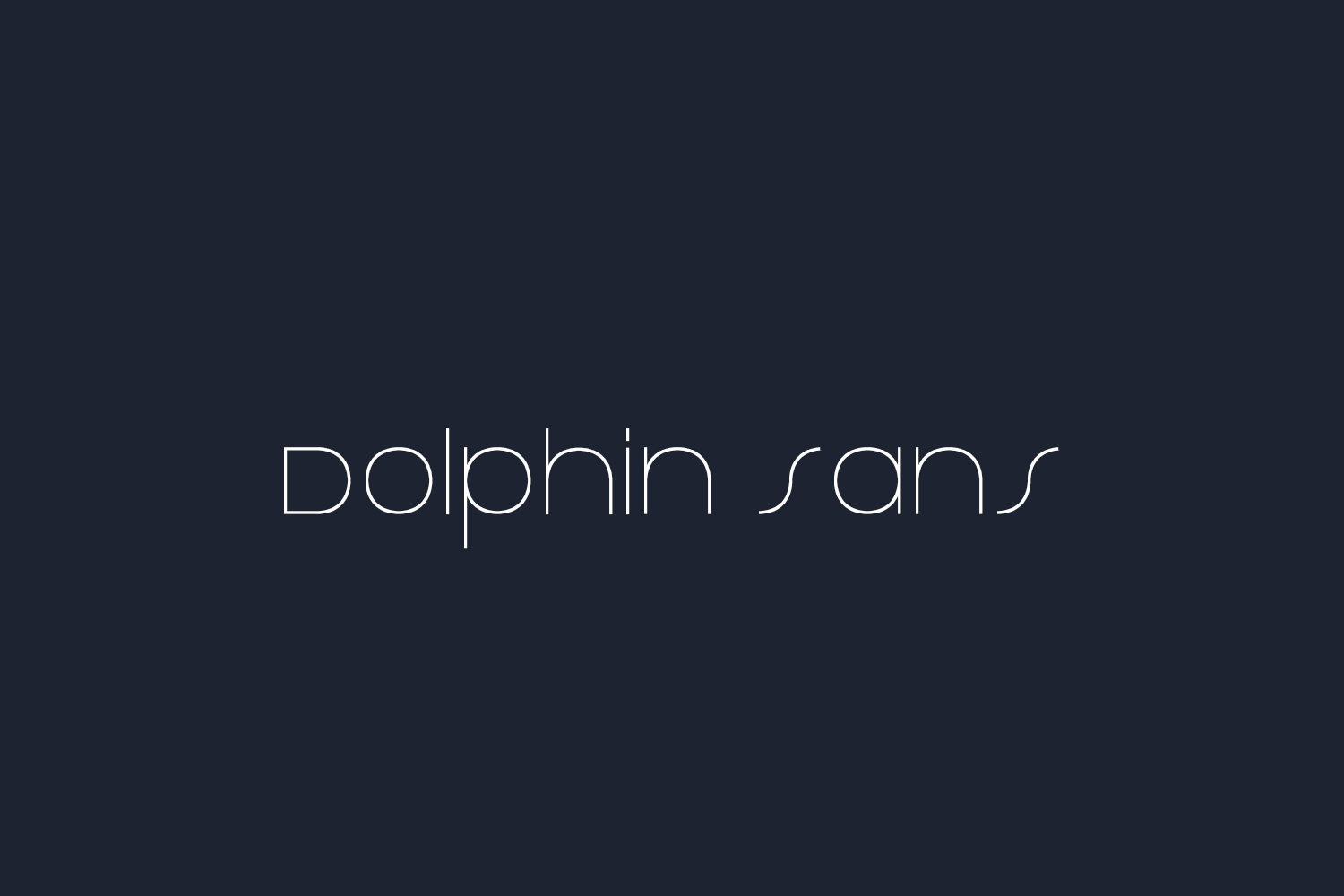 Dolphin Sans Free Font