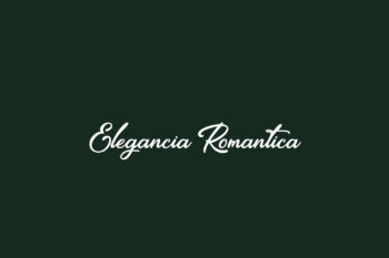 Elegancia Romantica Free Font