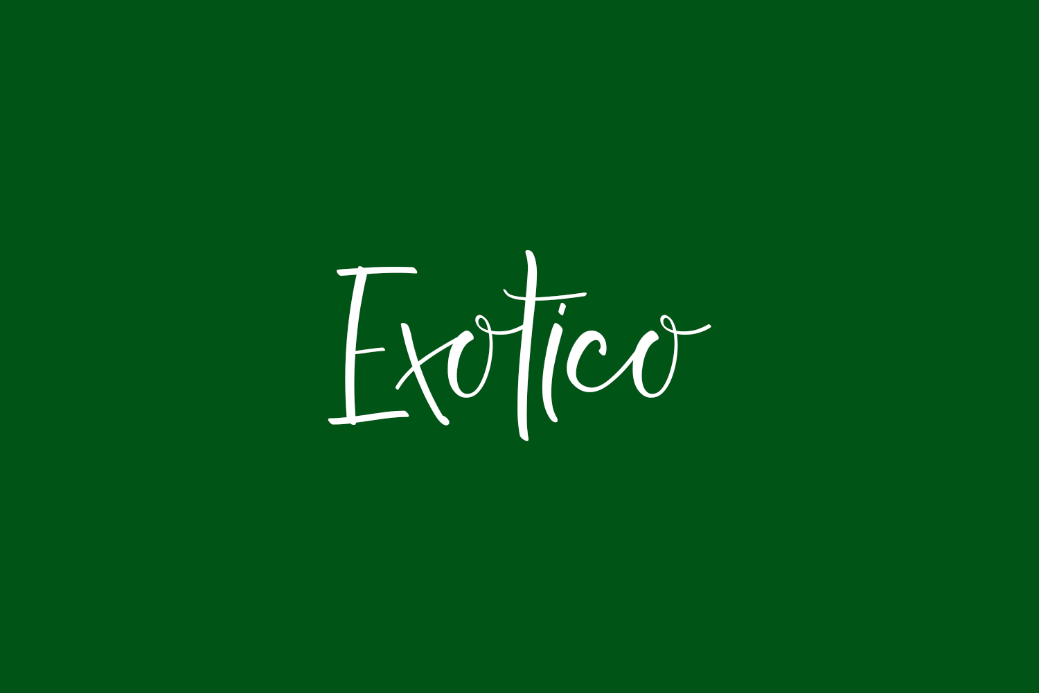 Exotico Free Font