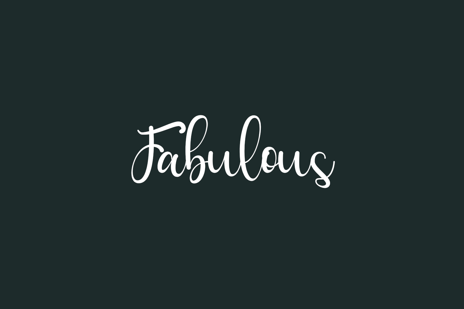 Fabulous Free Font