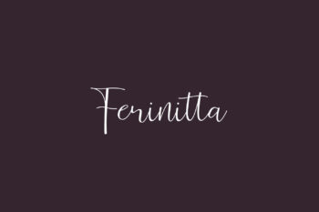 Ferinitta Free Font