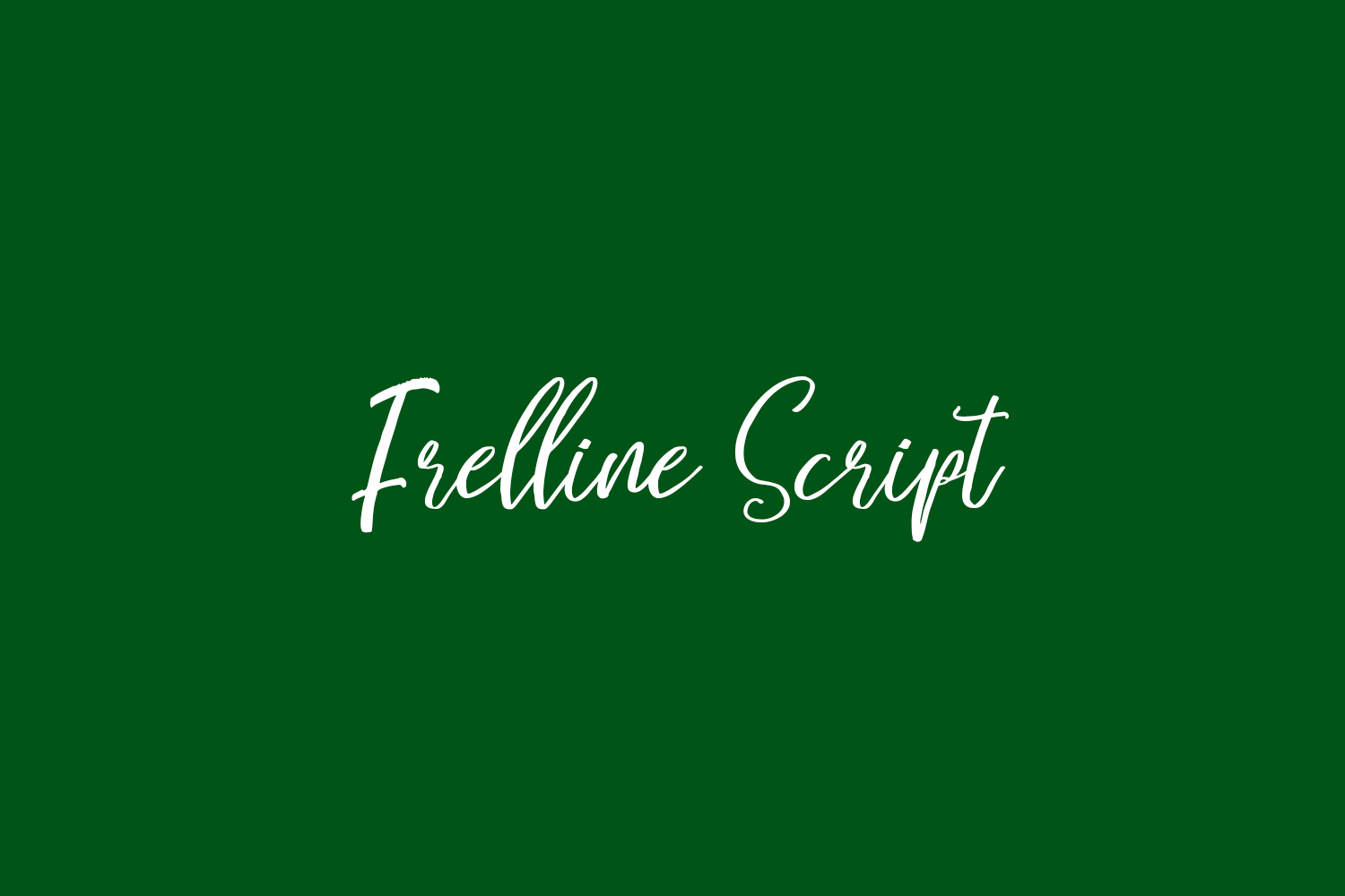 Frelline Script Free Font