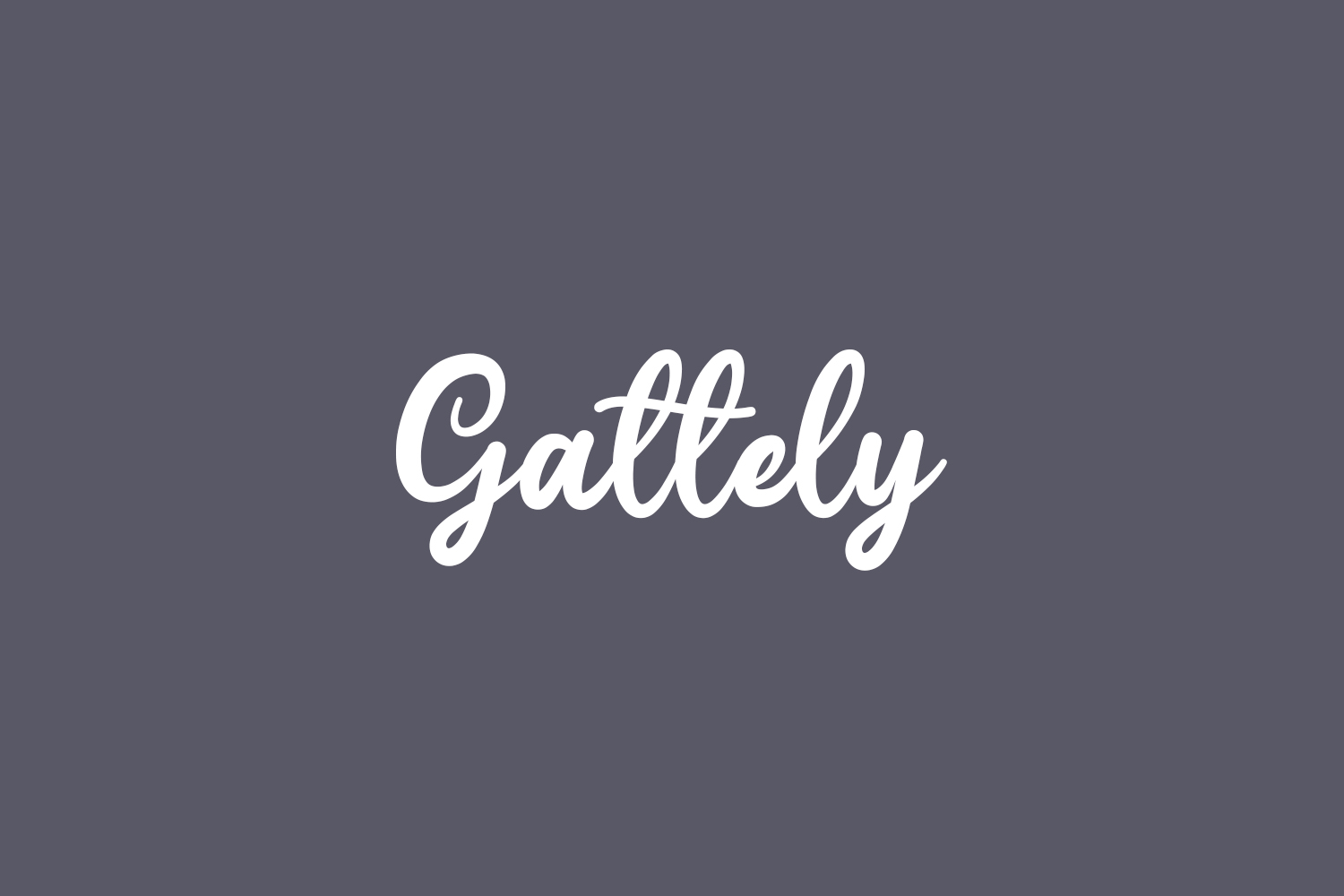 Gattely Free Font