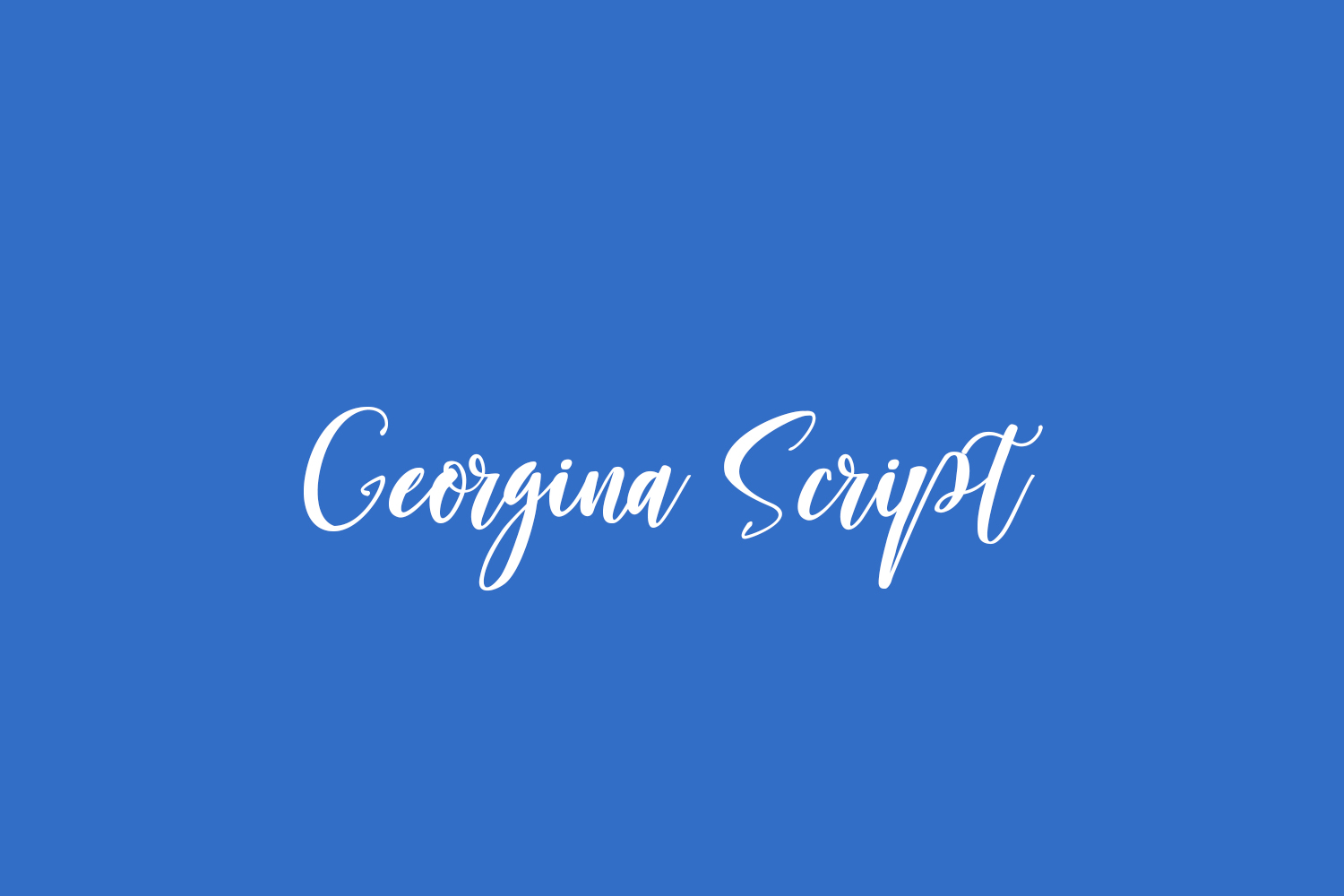 Georgina Script Free Font