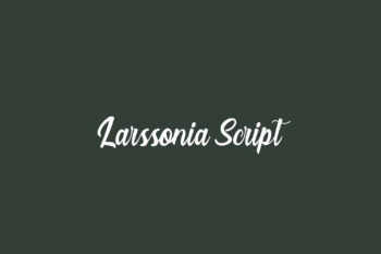 Larssonia Script Free Font