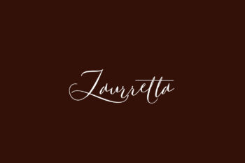 Laurretta Free Font