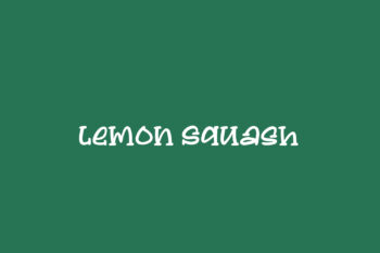 Lemon Squash Free Font
