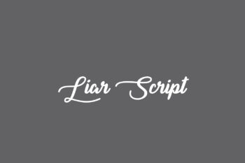 Liar Script Free Font