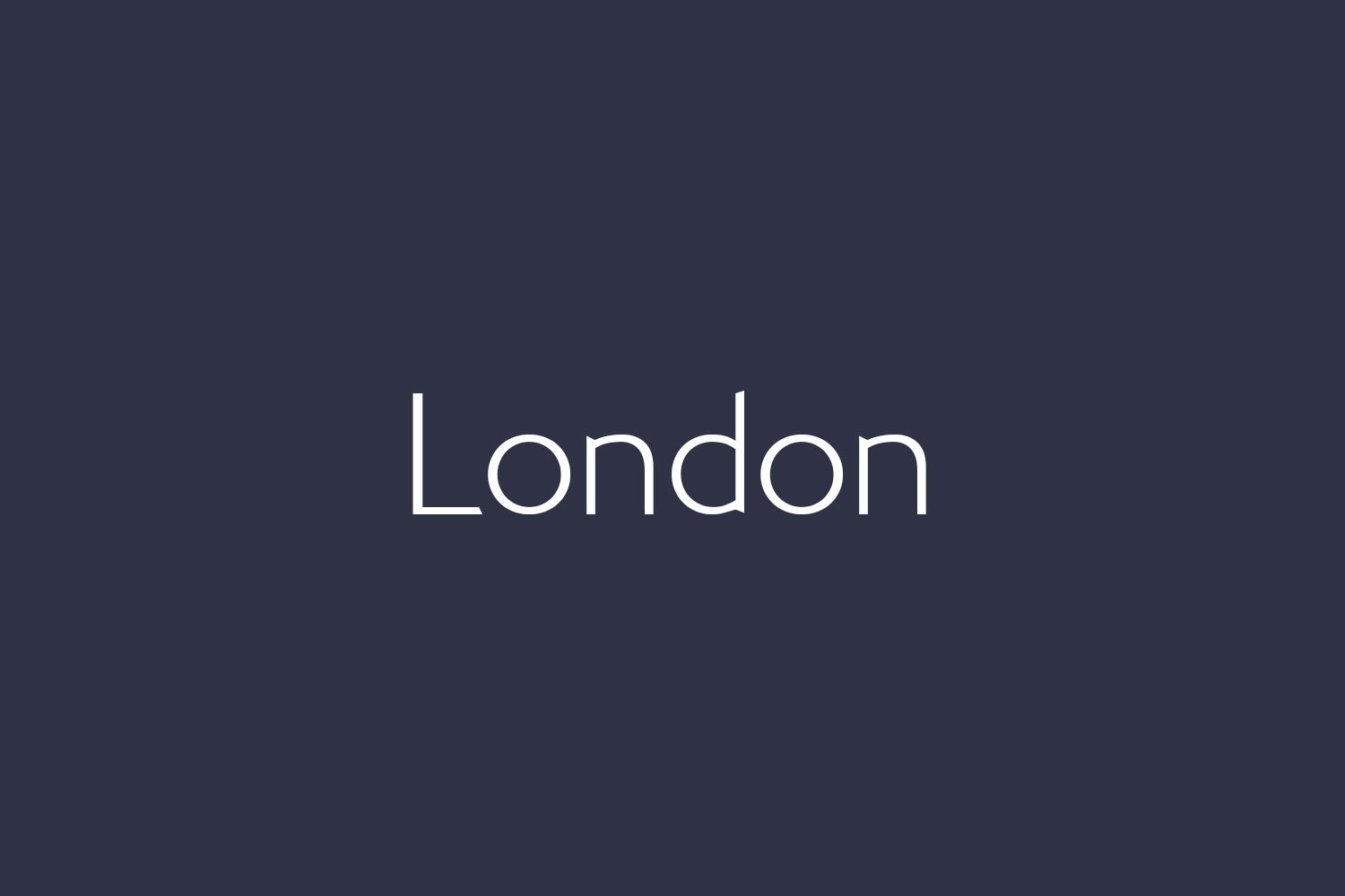 London Free Font