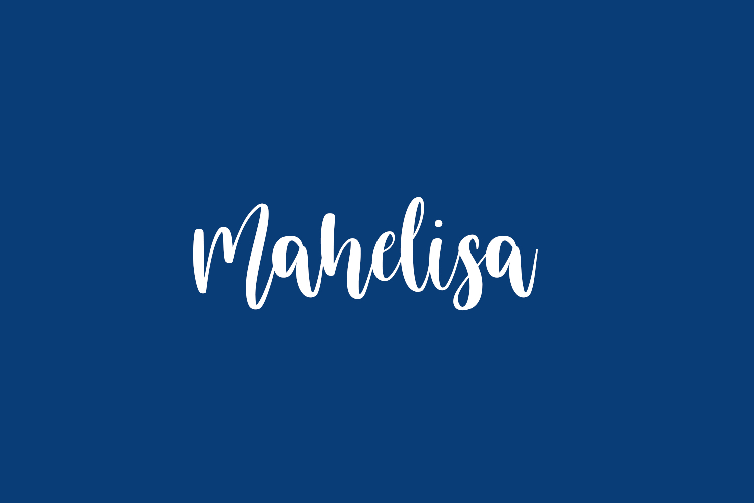 Mahelisa Free Font