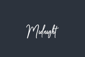 Midnight Free Font