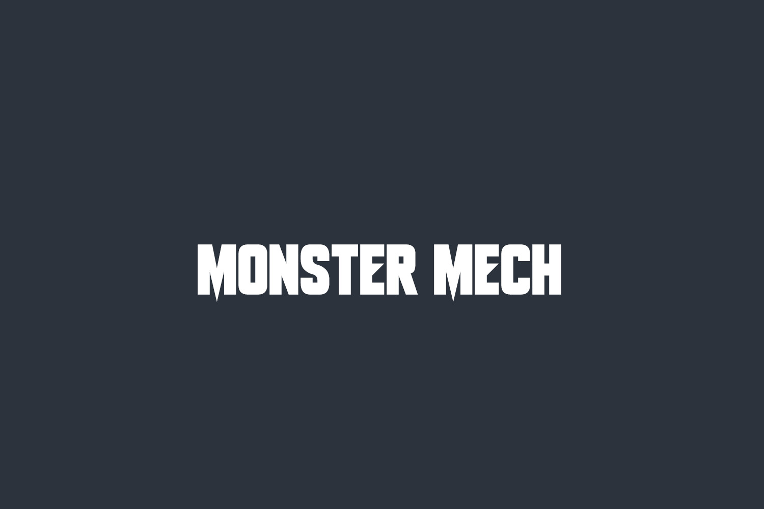 Monster Mech Free Font
