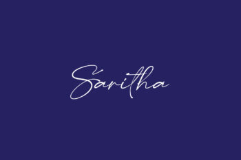 Saritha Free Font