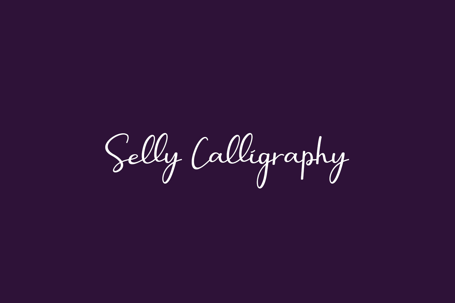 Selly Calligraphy Free Font