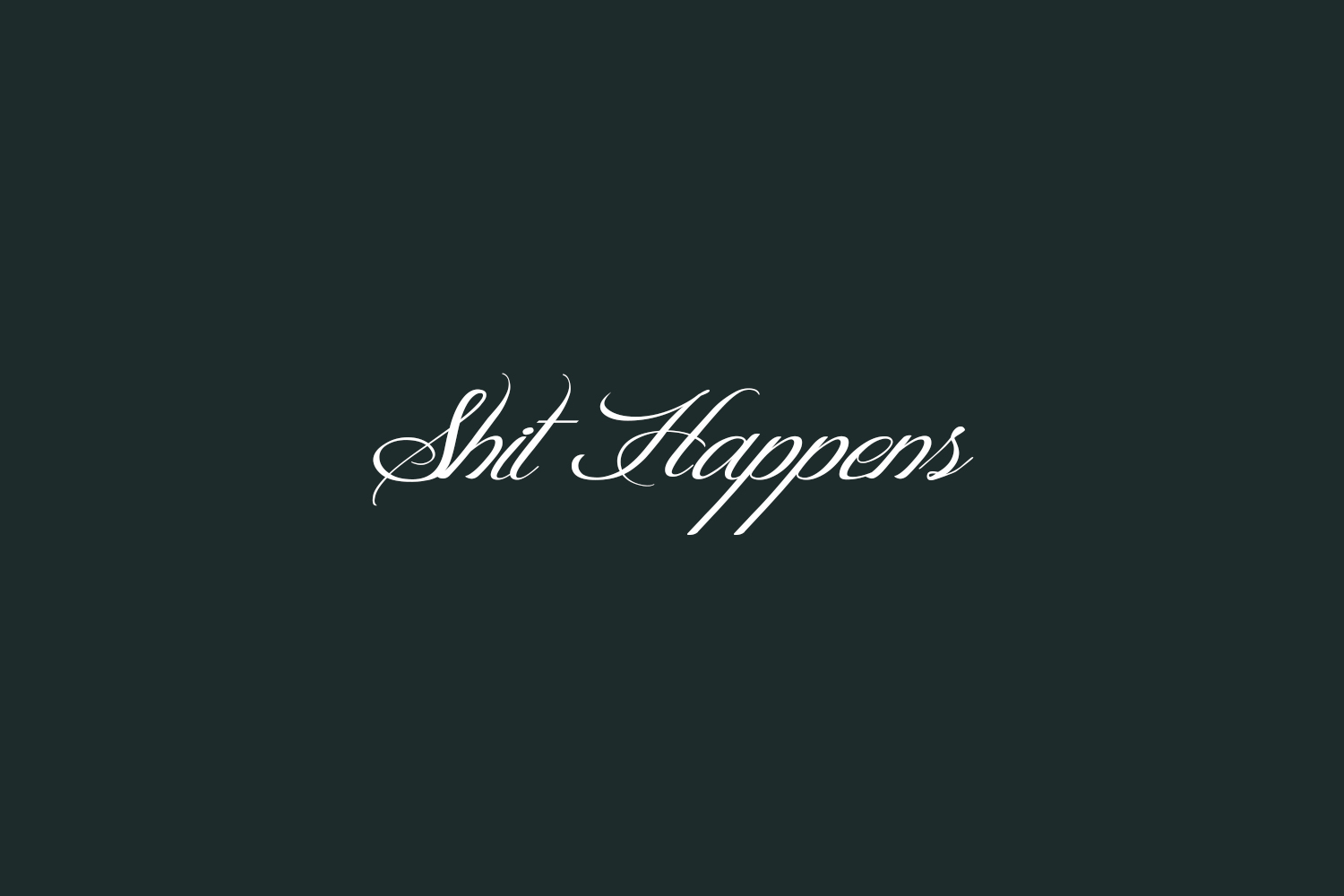 Shit Happens Free Font