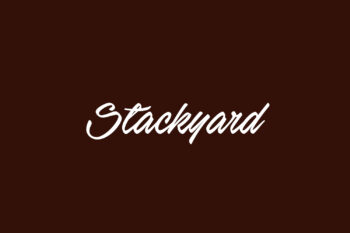 Stackyard Free Font