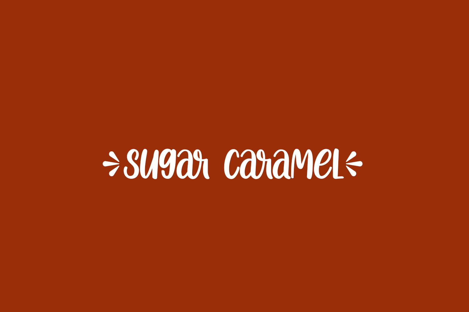 Sugar Caramel Free Font