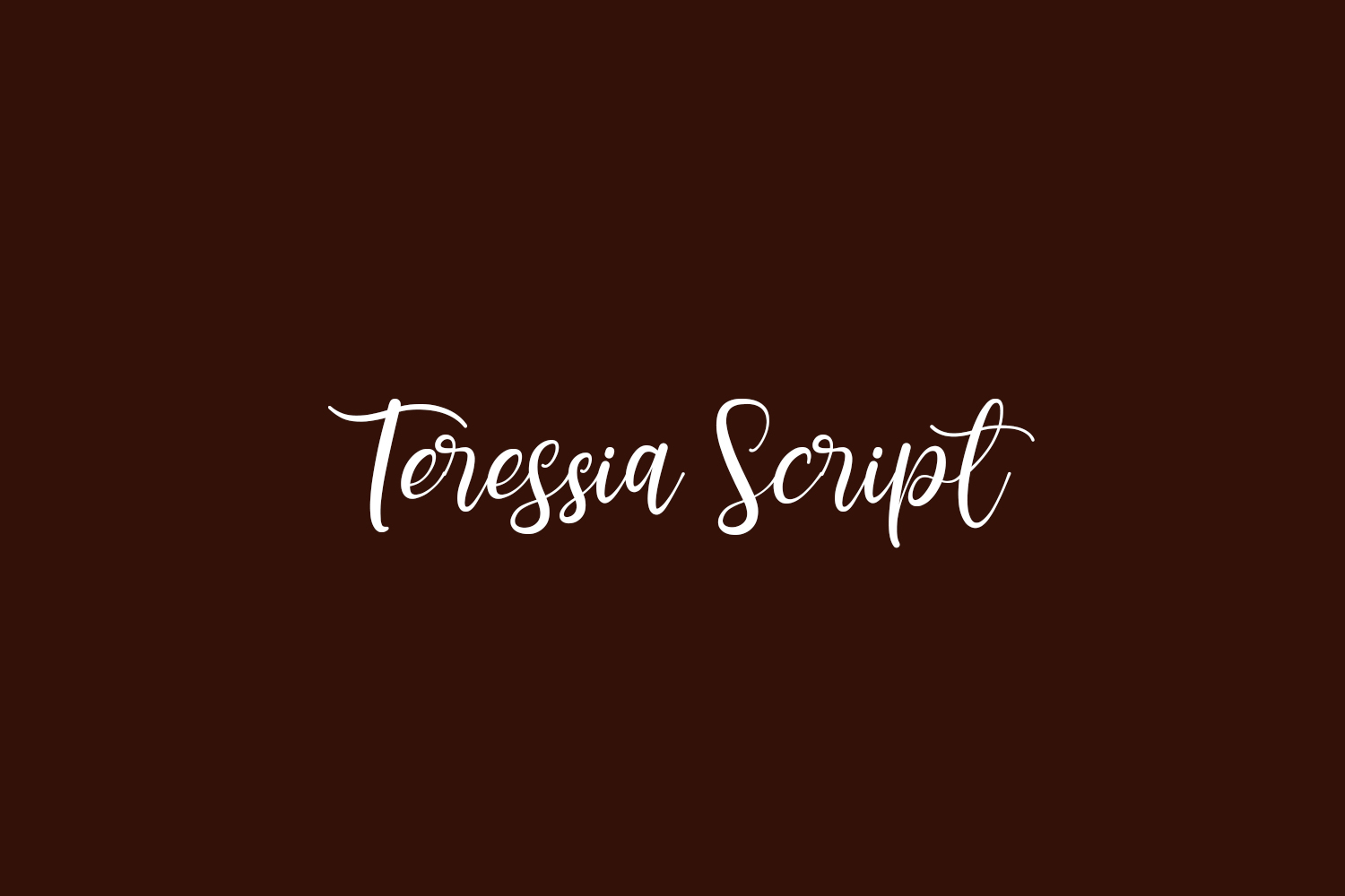 Teressia Script Free Font