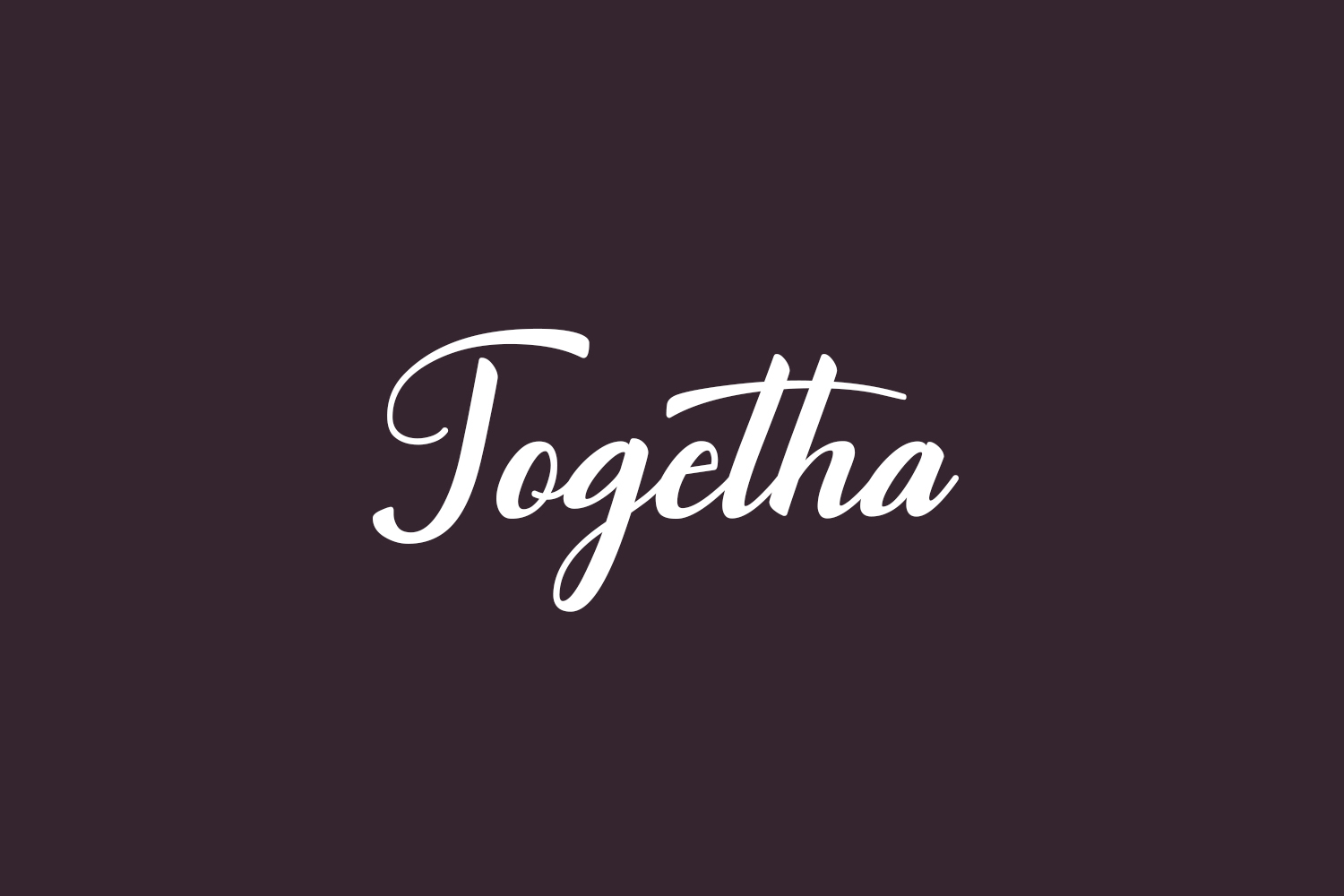 Togetha Free Font