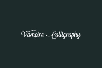 Vampire Calligraphy Free Font