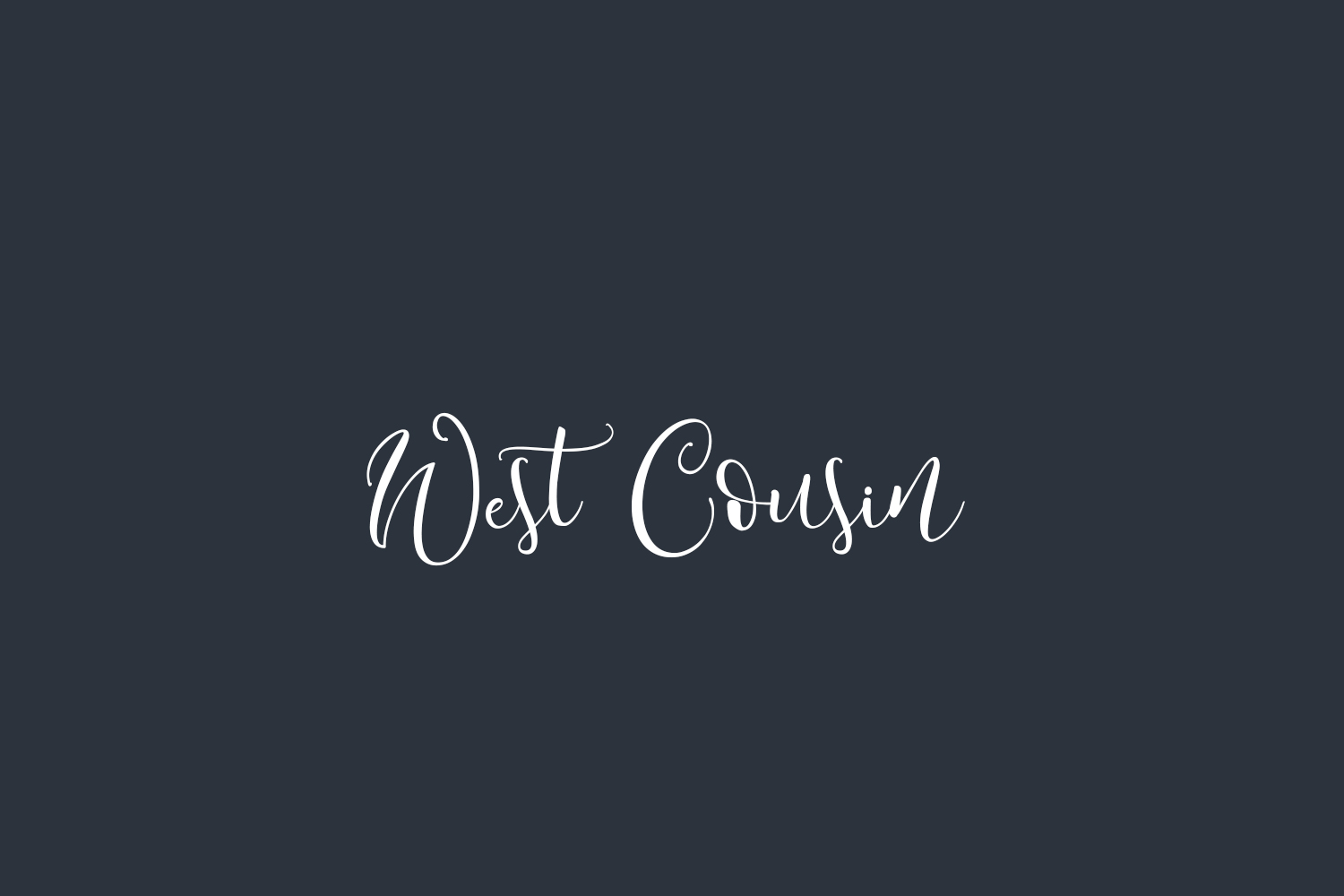 West Cousin Free Font