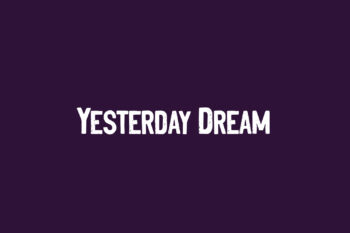 Yesterday Dream Free Font