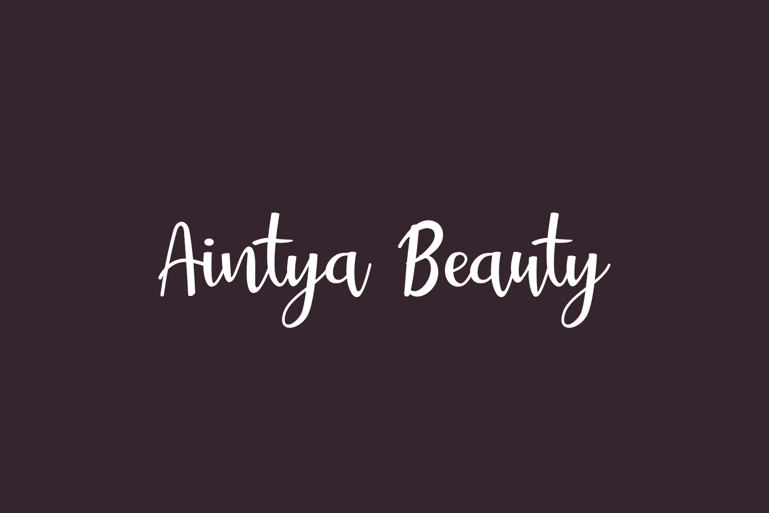 Aintya Beauty Free Font