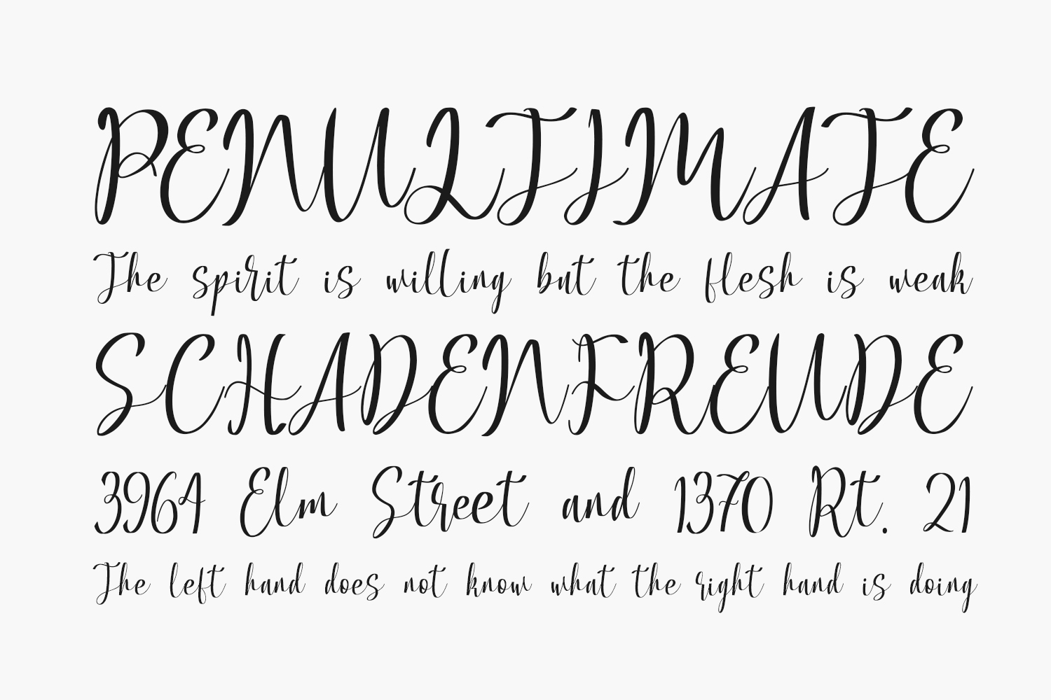 Allacarte Free Font