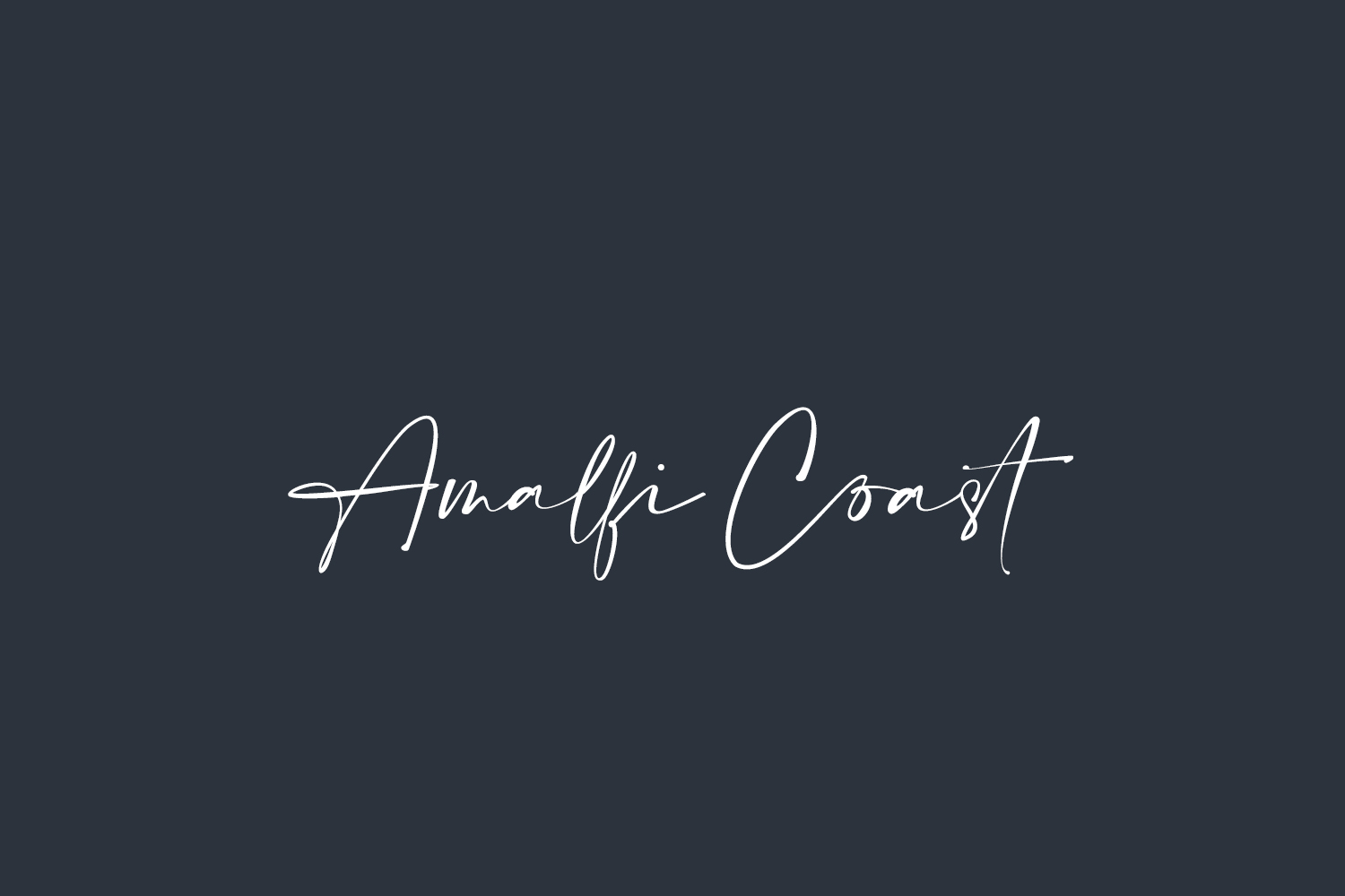 Amalfi Coast Free Font