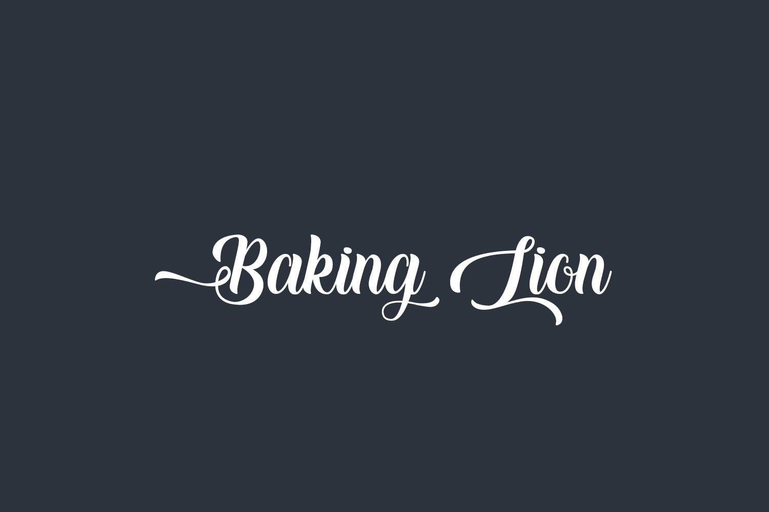 Baking Lion Free Font