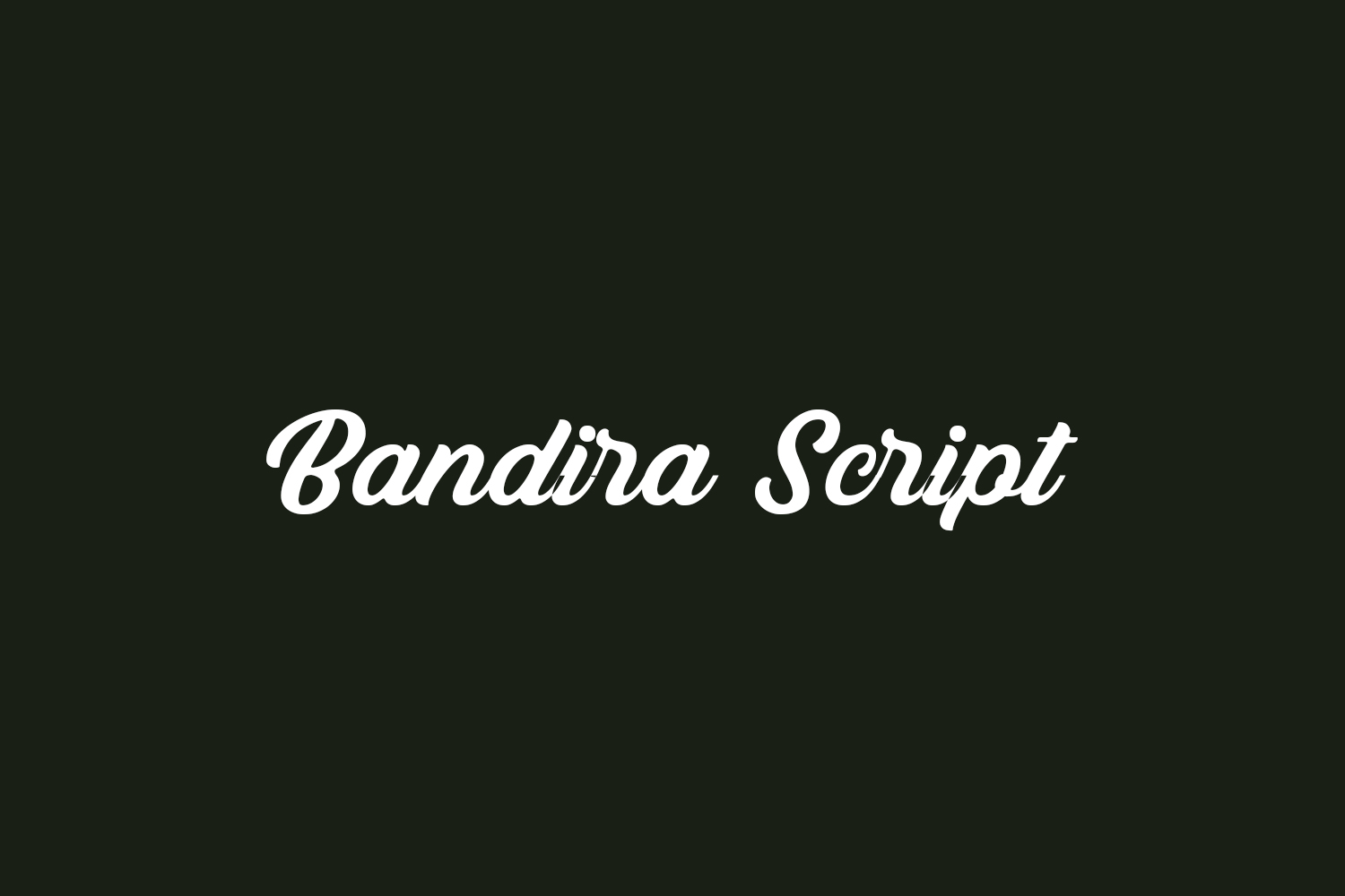 Bandira Script Free Font