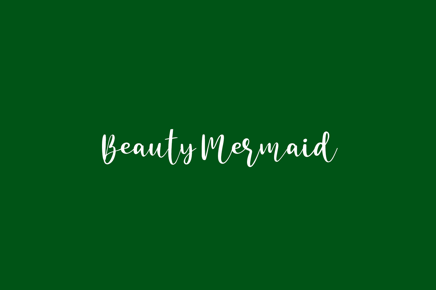 Beauty Mermaid Free Font