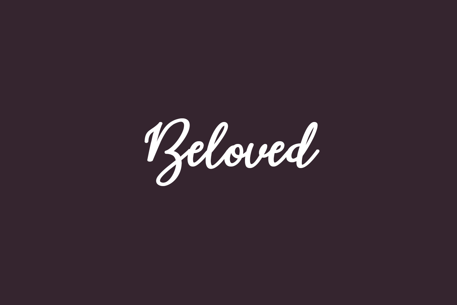 Beloved Free Font