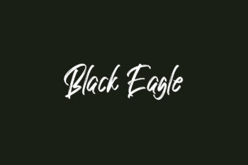 Black Eagle Free Font