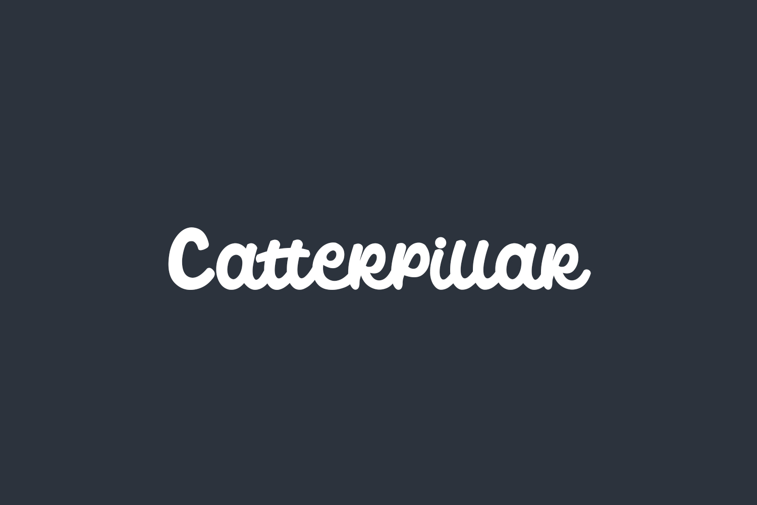 Catterpillar Free Font
