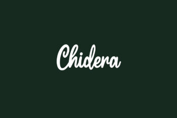 Chidera Free Font