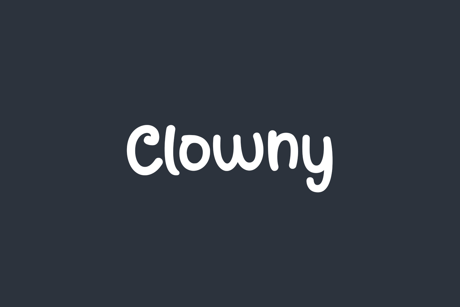 Clowny Free Font