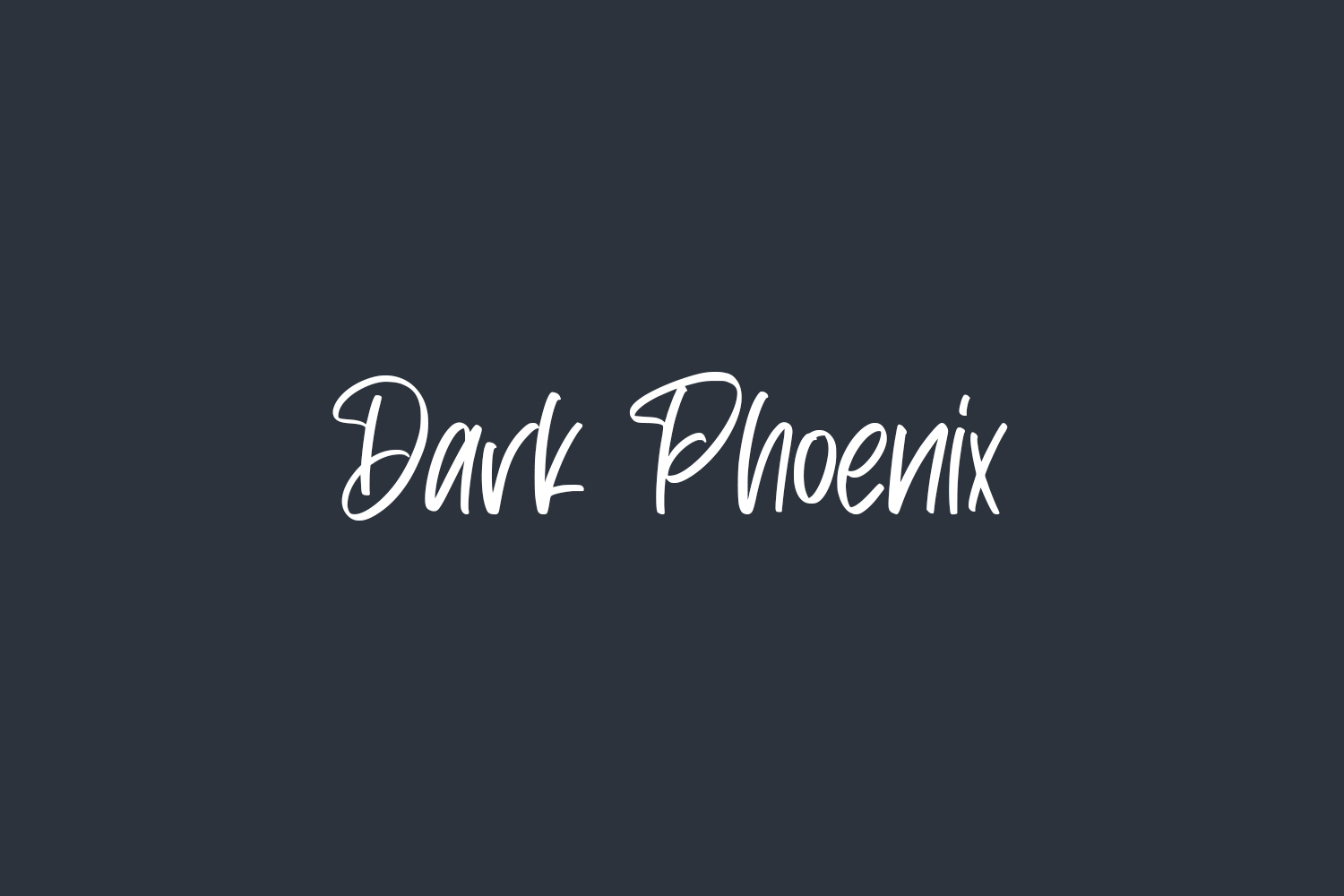 Dark Phoenix Free Font