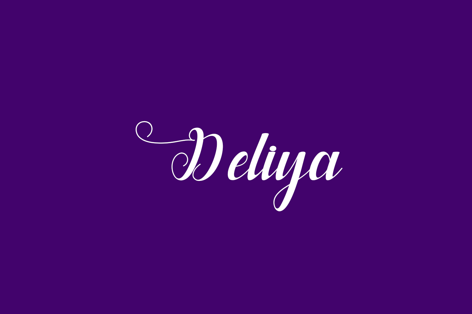 Deliya Free Font