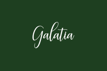 Galatia Free Font