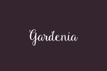 Gardenia Free Font