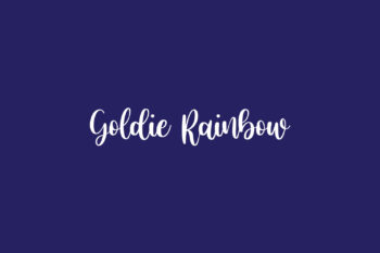 Goldie Rainbow Free Font