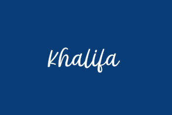 Khalifa Free Font
