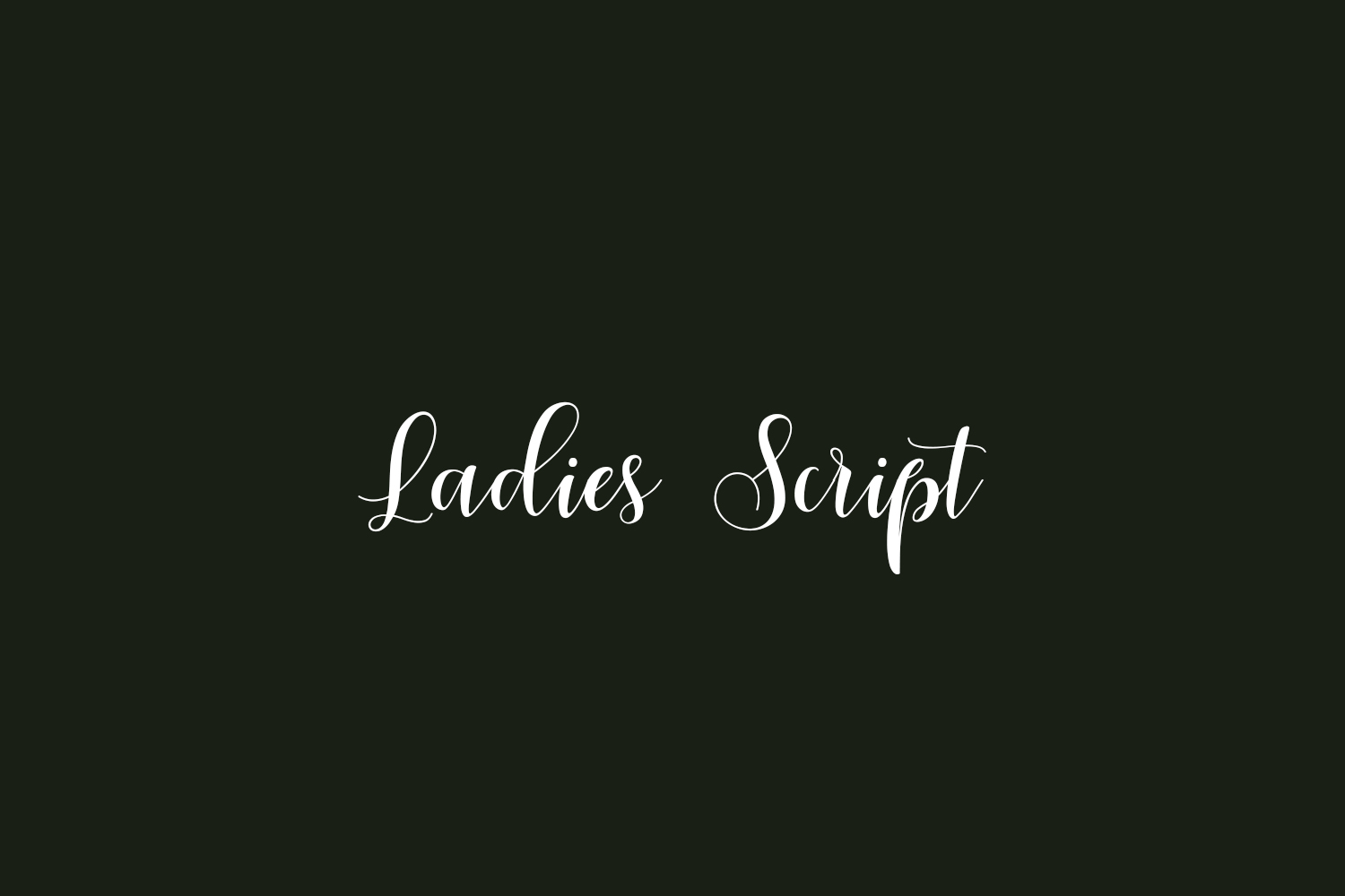 Ladies Script